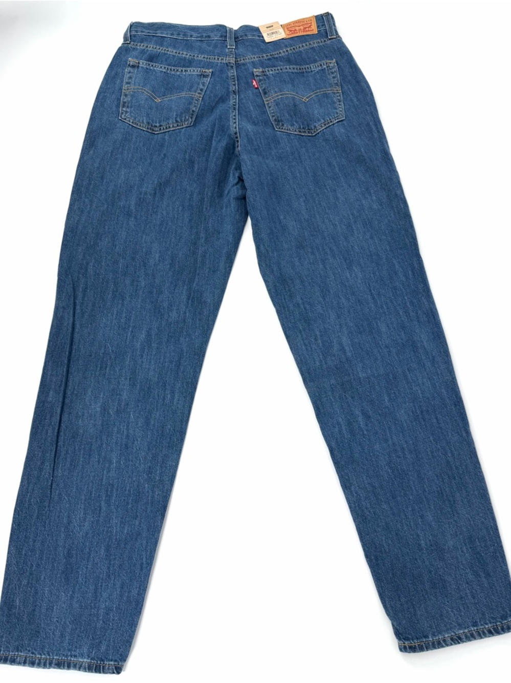 Levi's Men's Straight Jeans in Medium Blue Denim - Picture 5 of 11